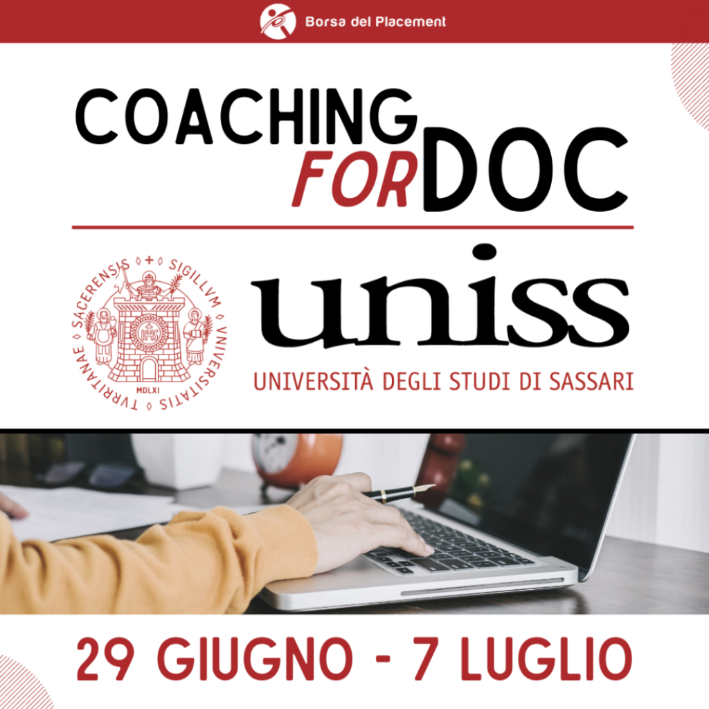 Coaching forDoc | Università degli Studi di Sassari