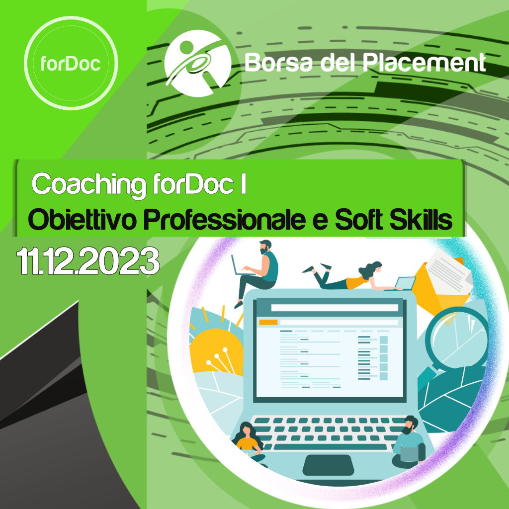 Coaching forDoc I | Obiettivo Professionale e Soft Skills