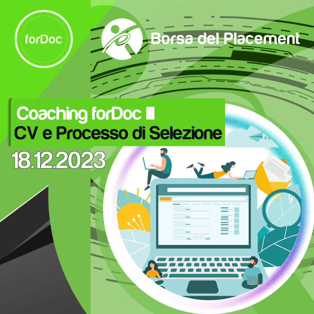 Coaching forDoc III | CV e Processo di Selezione