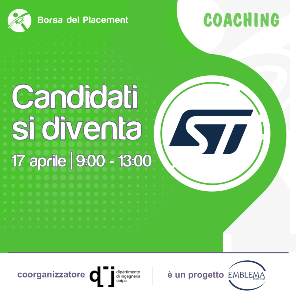 Coaching: Candidati si diventa con STMicroelectronics