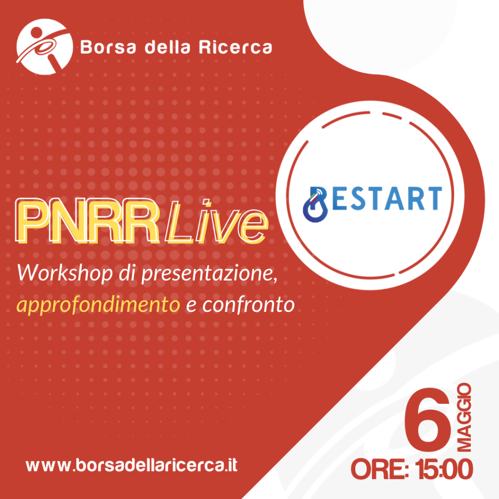 PNRR Live: Restart inaugura la rassegna