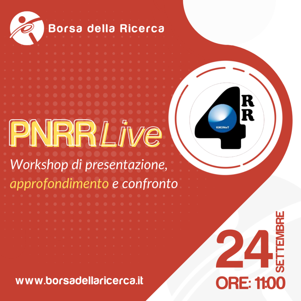 PNRR Live con KM3NeT4RR